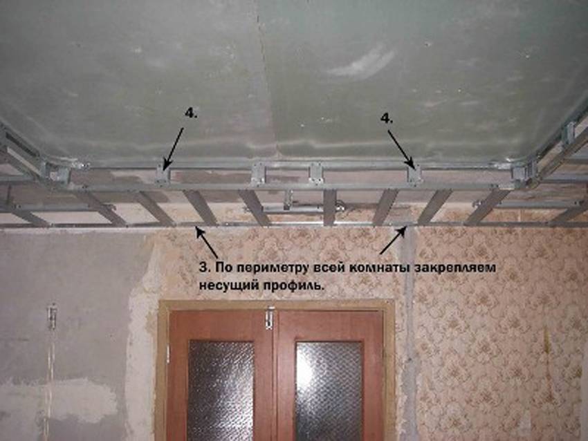 Двухуровневый потолок с подсветкой: многоуровневый потолок из гипсокартона, двойной потолок своими руками, чертеж двухъярусного потолка