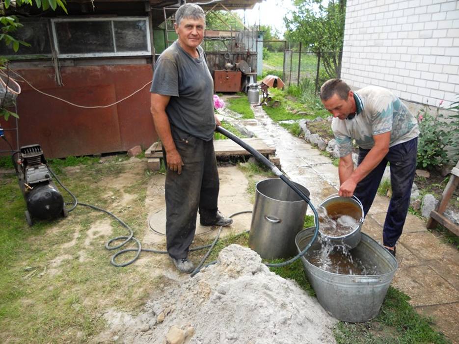 Чистка скважин и промывка своими руками от песка и ила, видео