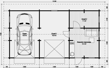 Строим хозблок на даче своими руками + чертежи