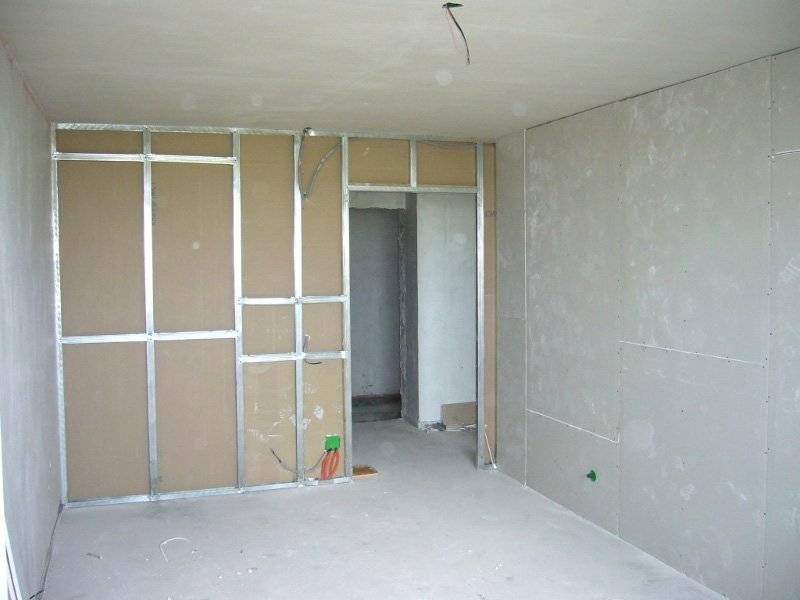 Отделка стен и потолка гипсокартоном: пошаговая инструкция