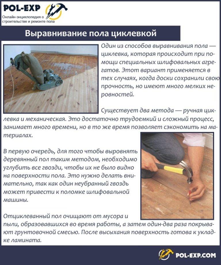 Можно ли подложкой выровнять пол под ламинат