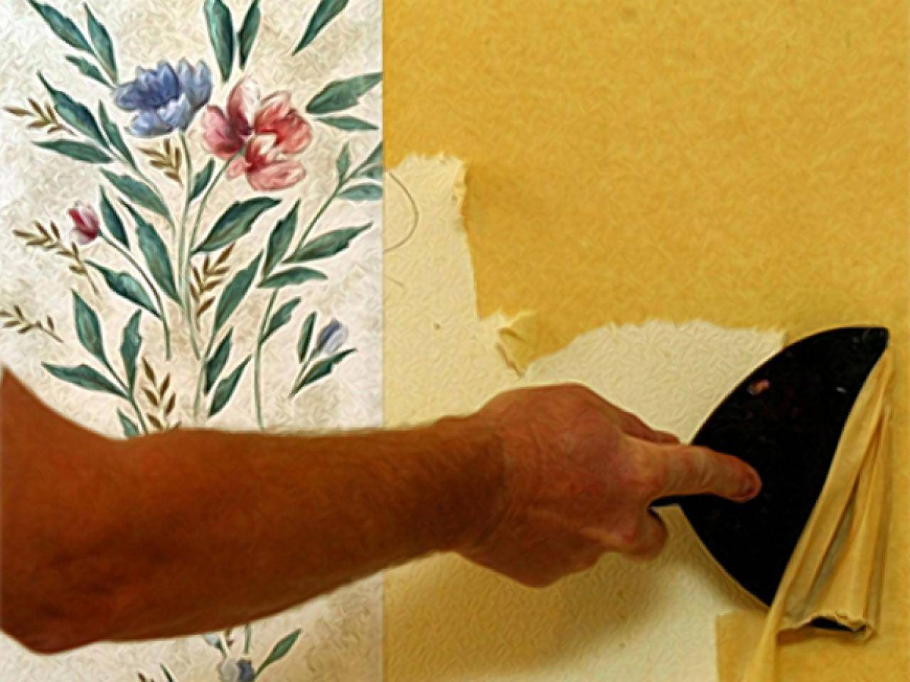 Как снять виниловые обои со стены легко и быстро: на бумажной, флизелиновой основе и др