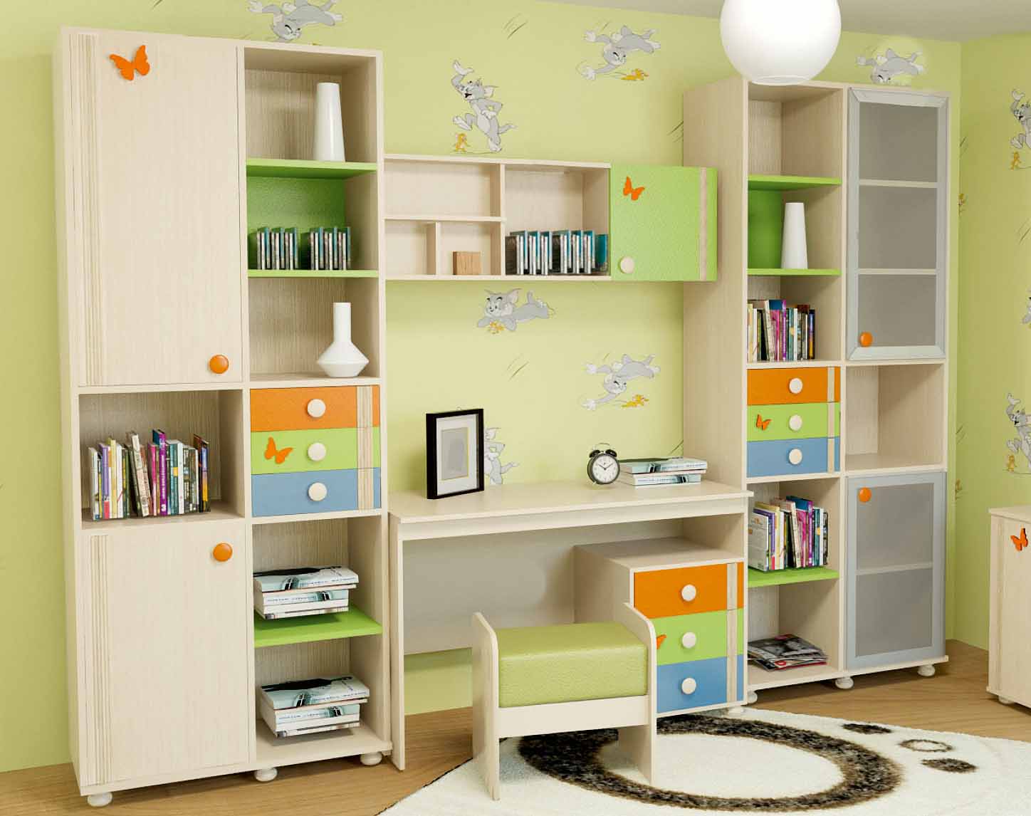 Детские книжные шкафы