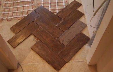 Деревянная плитка, деревянная плитка своими рукми