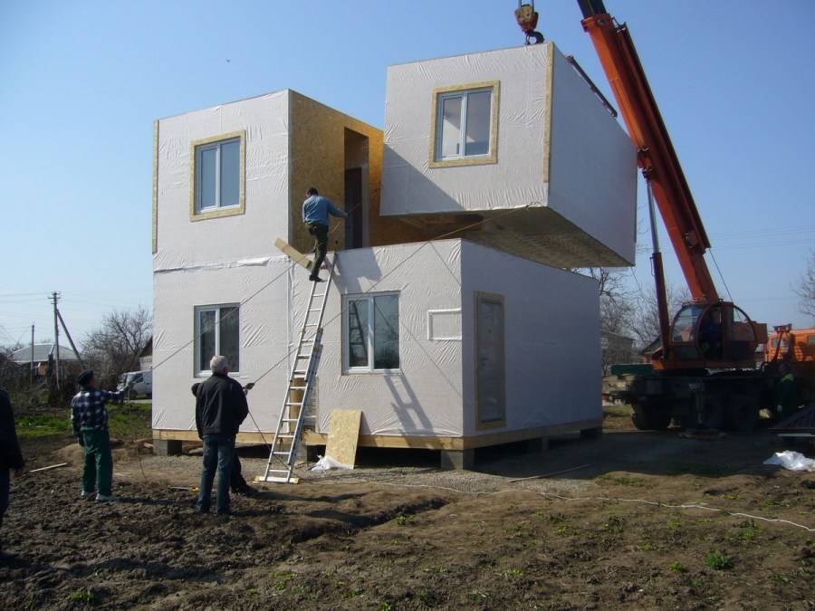 Модульные дома для постоянного проживания: 200+ (фото) проектов