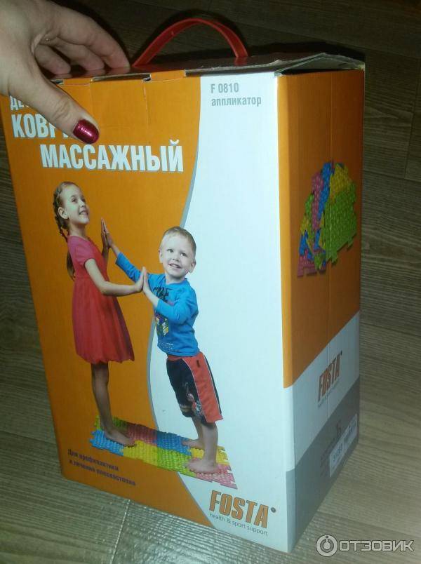 Массажный детский коврик: модели для ног и массажа стоп, ортопедические