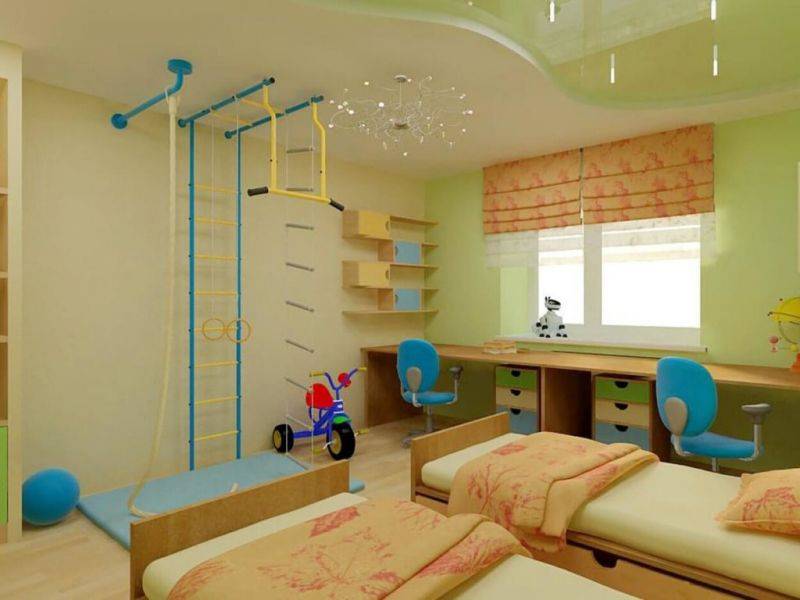 Подвесные потолки в детской комнате