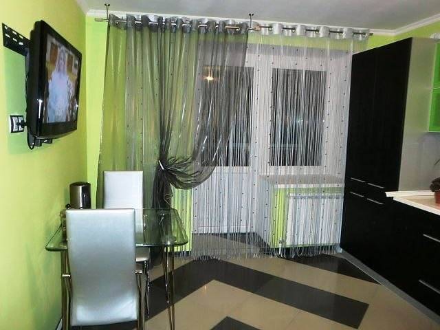 Дизайн балкона, совмещенного с кухней