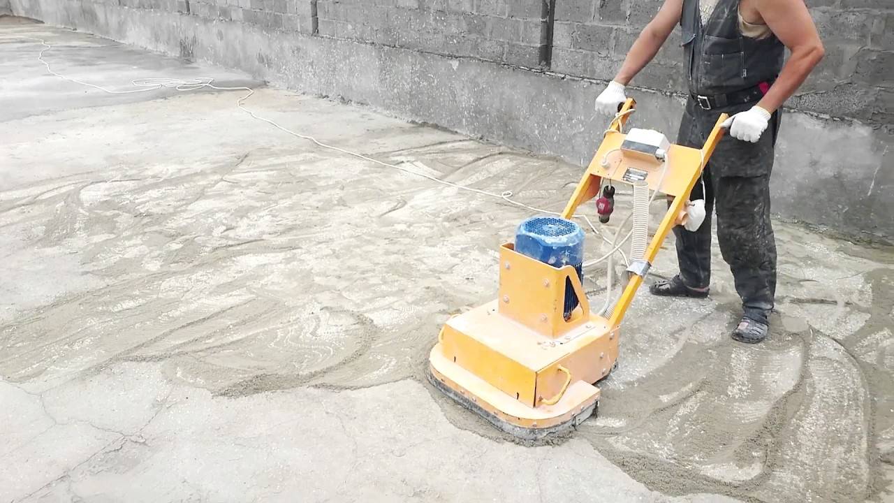 Как выполнить полировку бетона своими руками