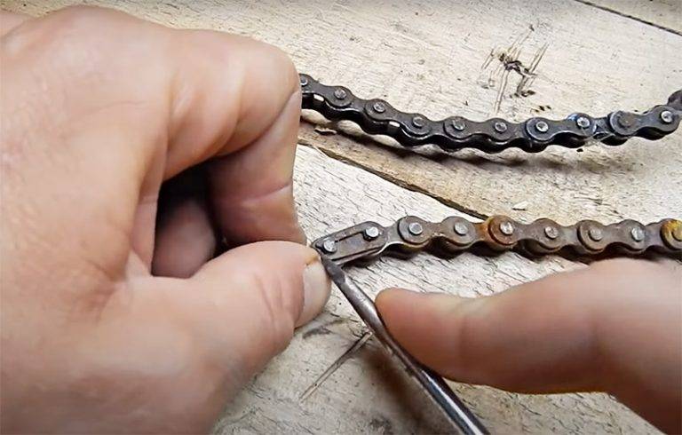 Незаменимый инструмент из старой велосипедной цепи своими руками и пошаговая инструкция