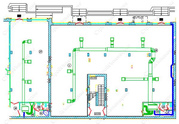 Проектирование вентиляции торговых комплексов: центров, залов, помещений