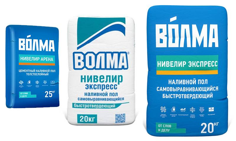 Волма нивелир экспресс  наливной пол гипсовый