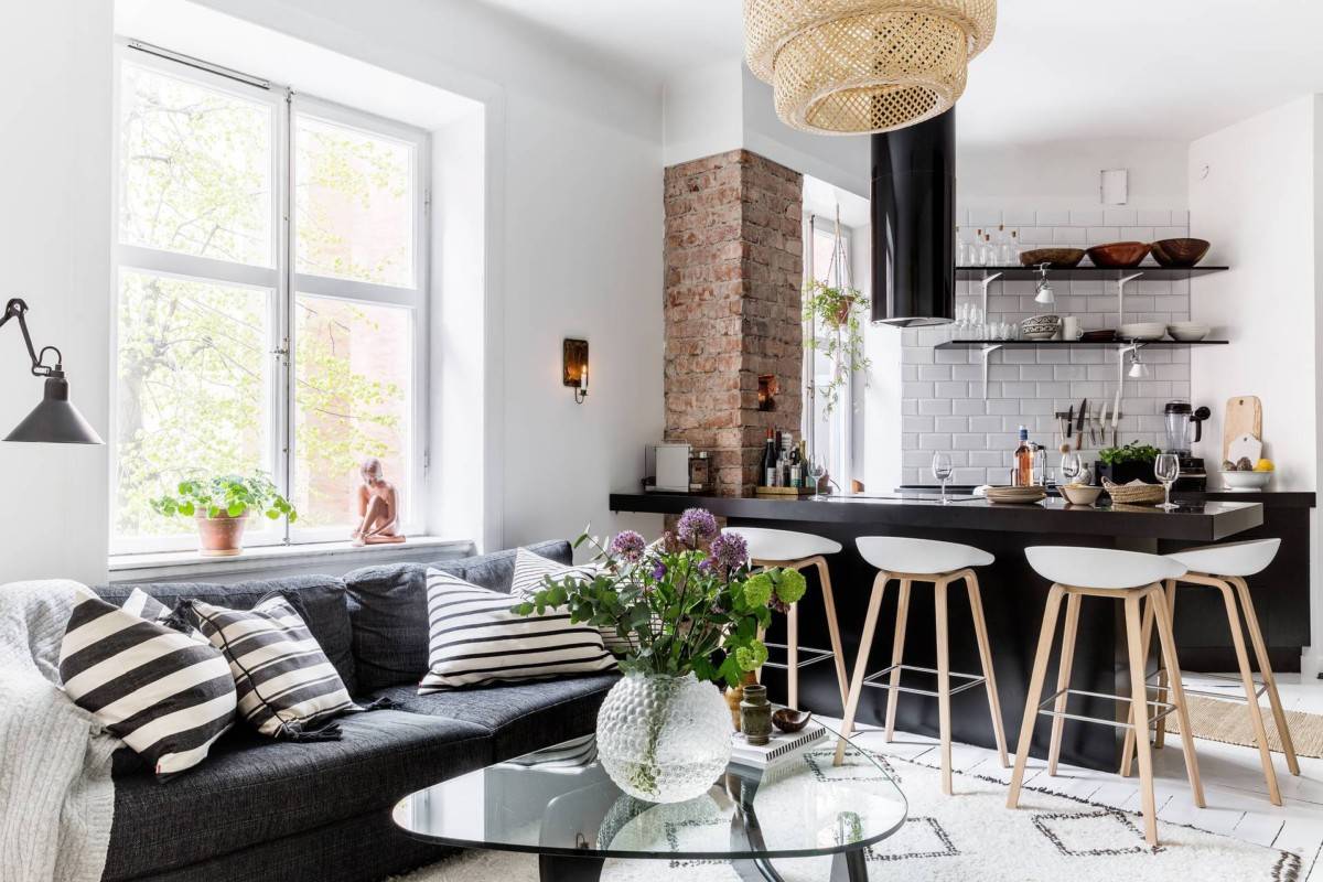 75 новых идей дизайна квартиры в скандинавском стиле