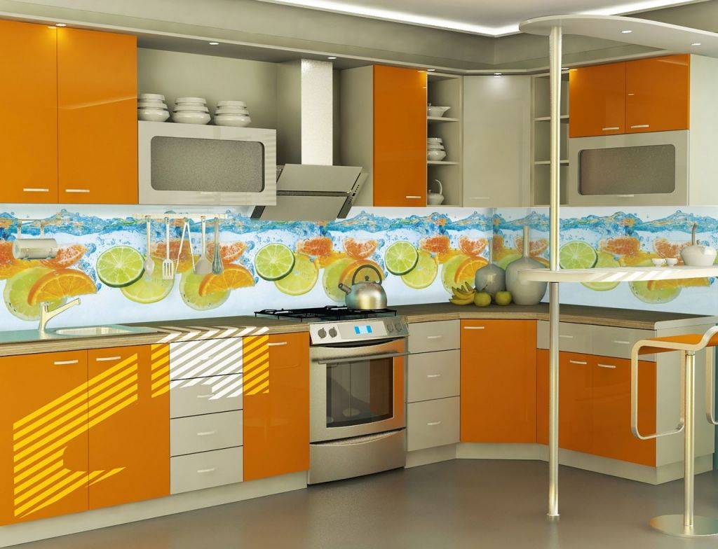 Стеновые панели с фотопечатью для кухни