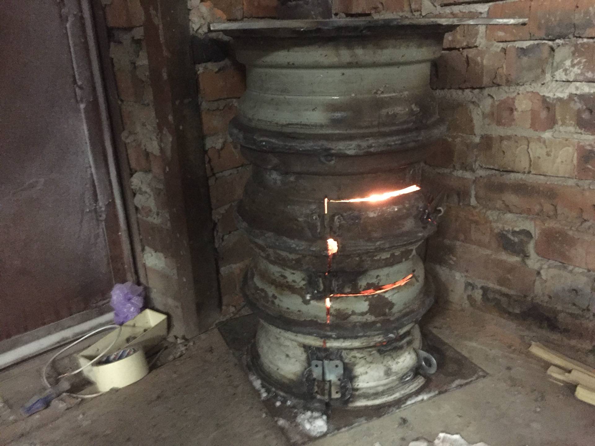 Буржуйка из колесных дисков своими руками: подробная инструкция, фото | greendom74.ru