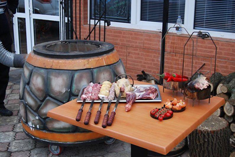 Изготовление тандыра из кирпича своими руками в примерах и инструкциях