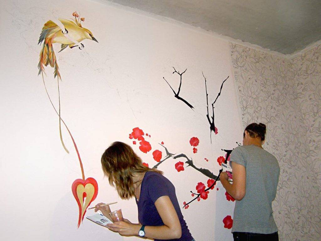 Интерьерная акриловая краска для стен: особенности, виды, правила выбора | в мире краски