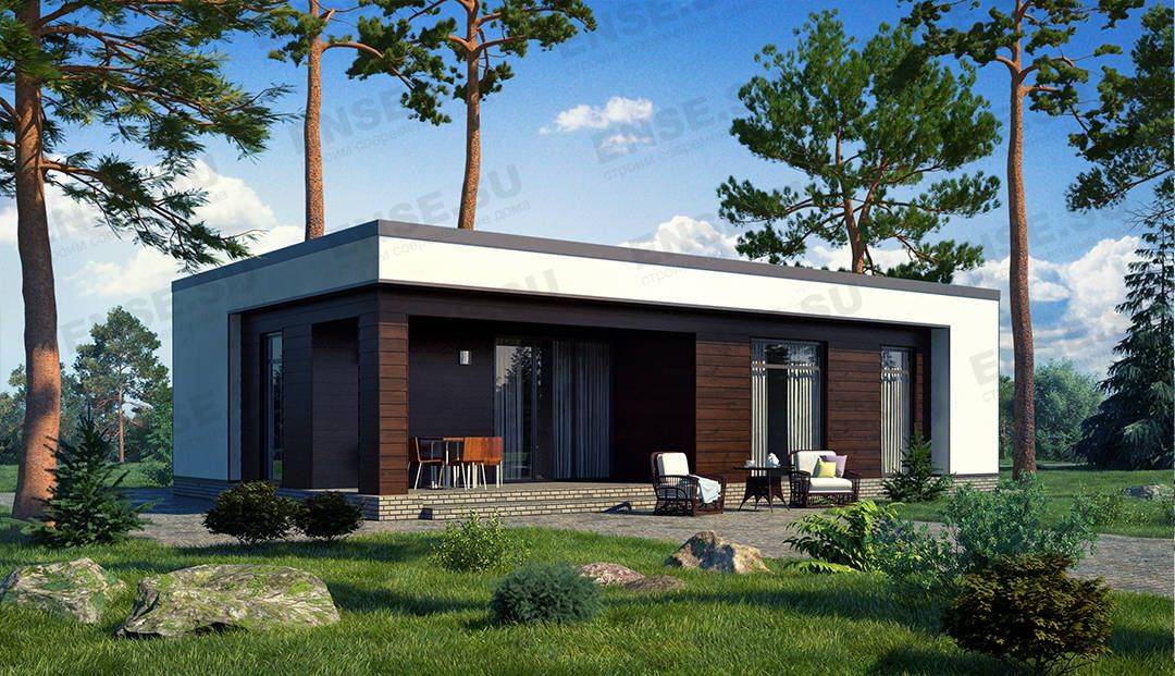 Проекты домов с плоской крышей — лучшие идеи для строительства и оформления