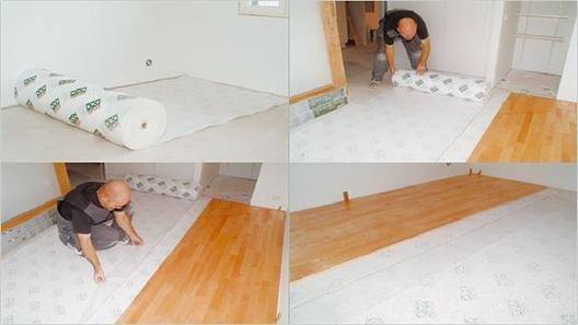 Подложка под ламинат: что это такое, для чего нужна, виды, толщина