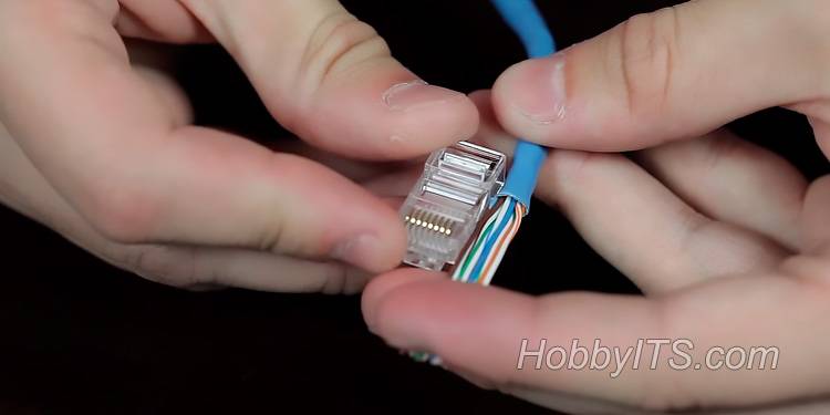 Распиновка, схема и обжим витой пары коннектором rj-45