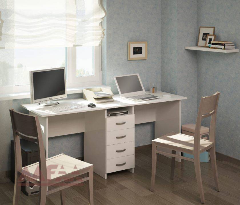 Письменный стол (58 фото): большая рабочая конструкция для дома и узкие стеклянные дизайнерские стильные изделия, особенности размещения у окна