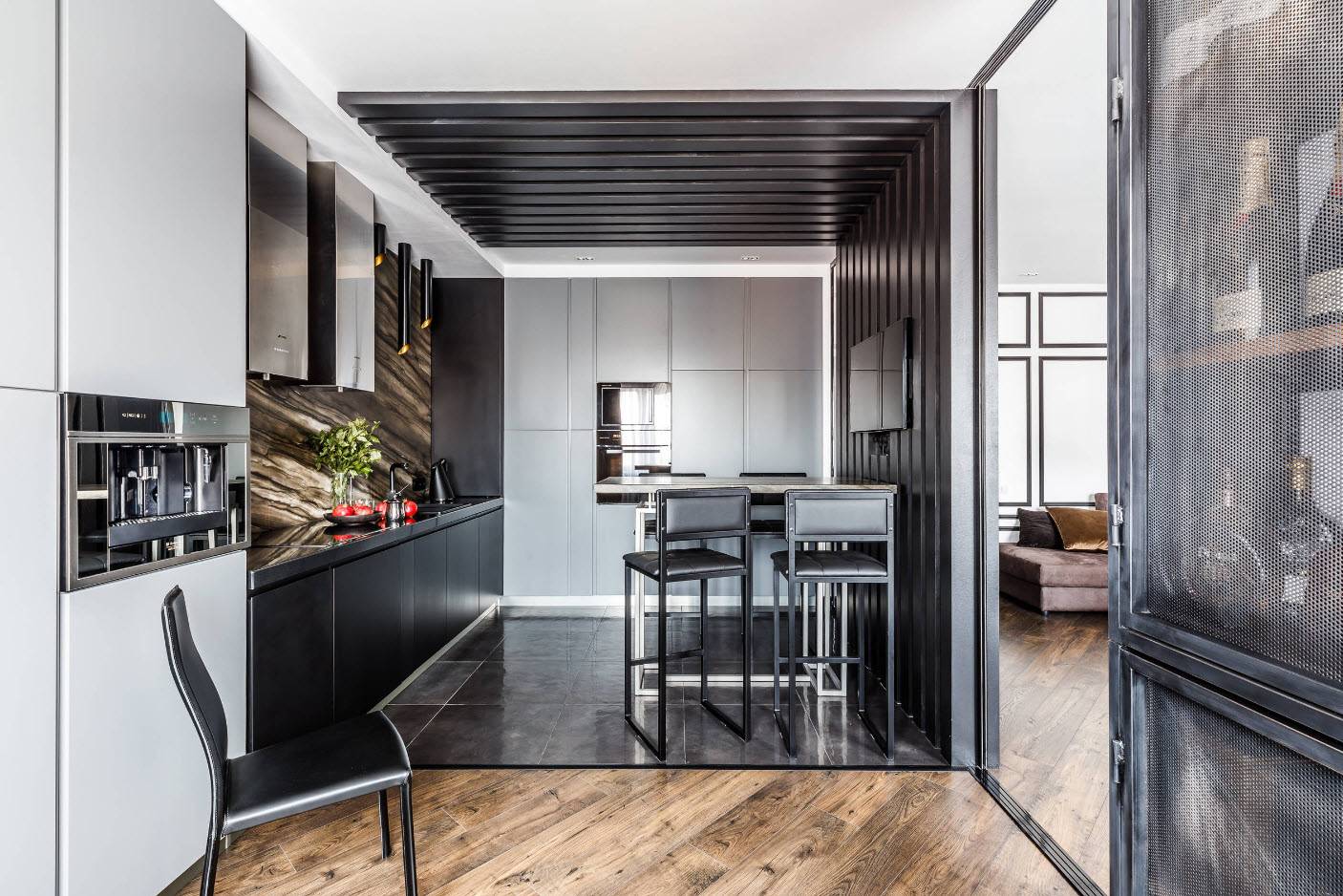Кухня 15 кв дизайн минимализм