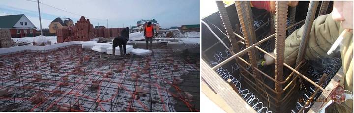 Технология прогрева бетона в зимнее время (видео)