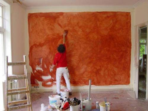 Краска акриловая для стен: покраска своими руками глянцевой краской на водной основе или иными водоэмульсионными красками для интерьера на водно-дисперсионной основе