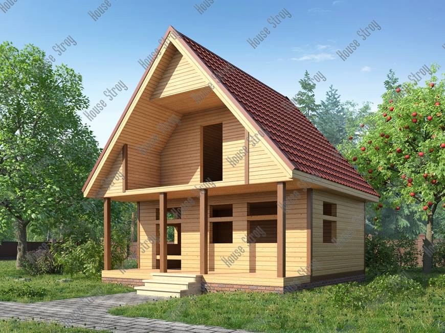 Проекты домов из калиброванного бревна