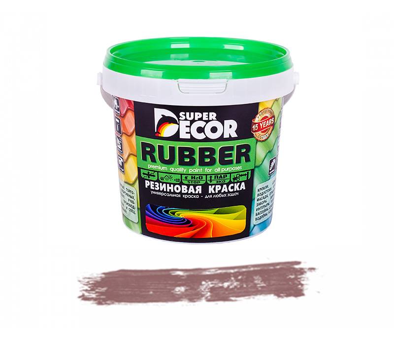 Superdecor краска резиновая акриловая, эластичная, суперстойкая 3кг - купить с доставкой