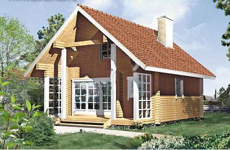 Проекты дачных домов: с верандой, мансардой, двухэтажных (22 проекта)