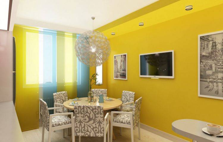 Желтые стены: 135 фото идей и обзор основных идей оформления желтых стен
