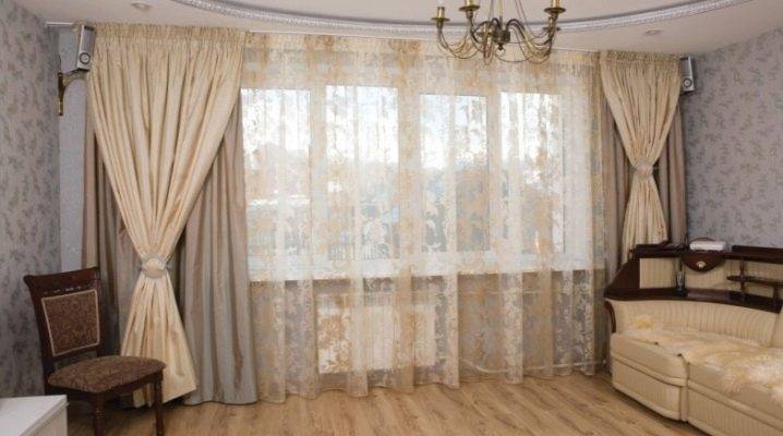Комбинированные шторы - лучшие интерьерные решения и варианты современных комбинаций штор (160 фото)