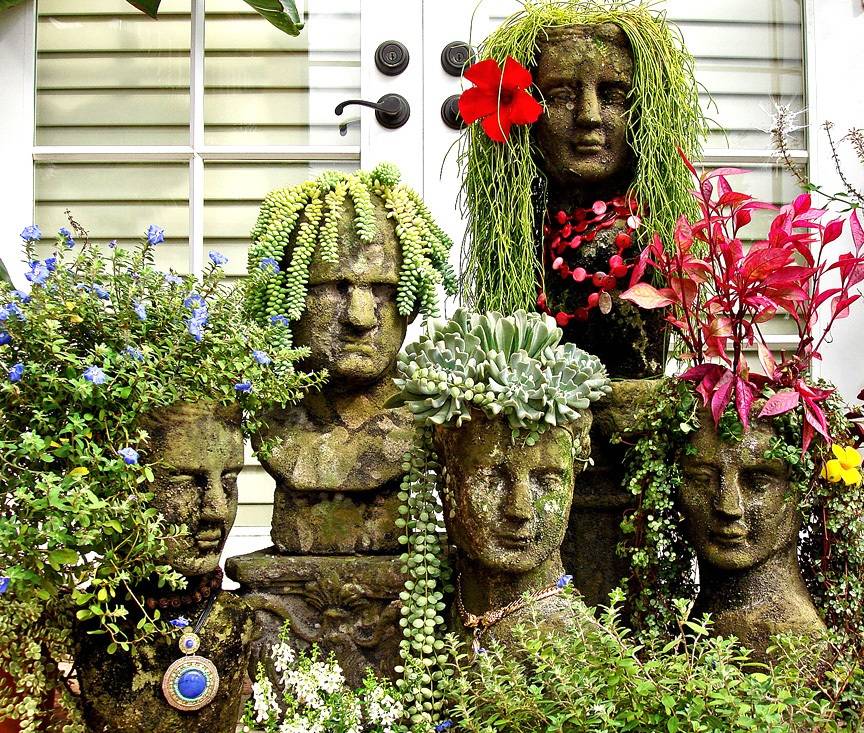 Кашпо своими руками для сада (34 фото): изготовление из подручных материалов, большие подвесные модели для уличных цветов