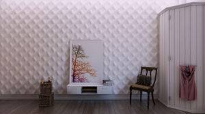 Использование 3d панелей для стен в интерьере