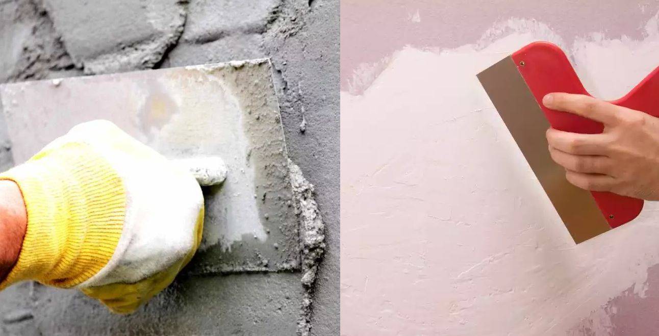 Чем отличается шпаклевка от штукатурки? в чем разница, каковы отличия процесса, штукатурить или шпаклевать стены