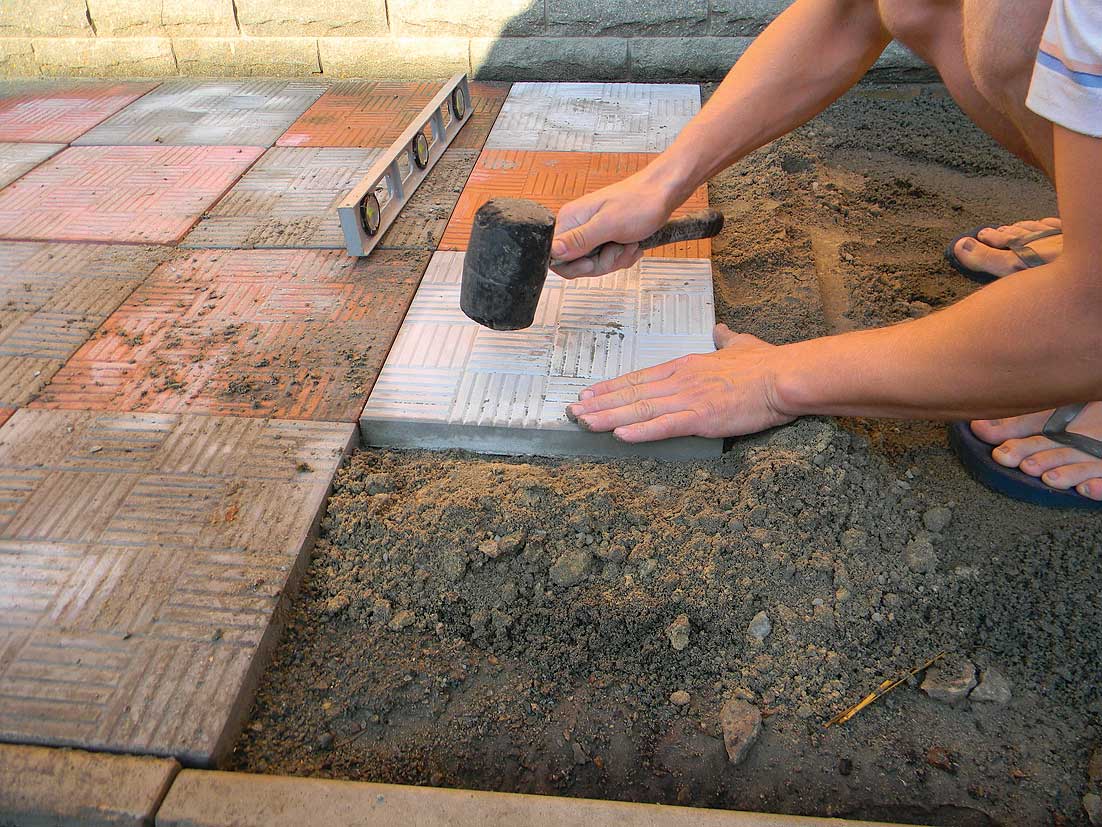 Укладка тротуарной плитки своими руками пошаговая инструкция