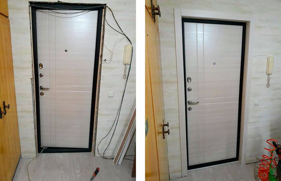 Дверные откосы из мдф панелей для входных дверей своими руками.