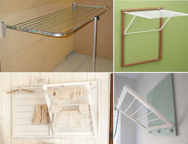 Настенные сушилки для белья (66 фото): раздвижные и откидные, складные варианты для сушки на балконе и в ванной комнате, многоуровневые системы