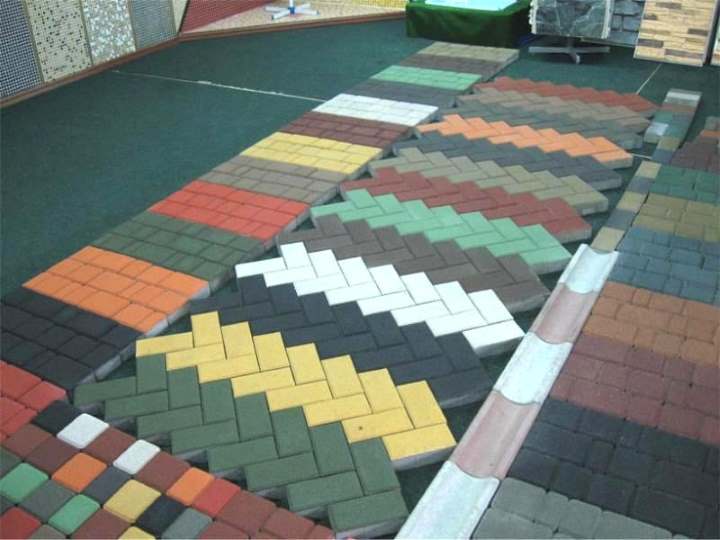 Тротуарная плитка во дворе частного дома: фото