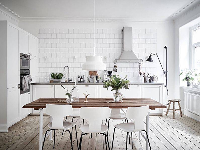 Кухня в скандинавском стиле: интерьер, фото, правила оформления