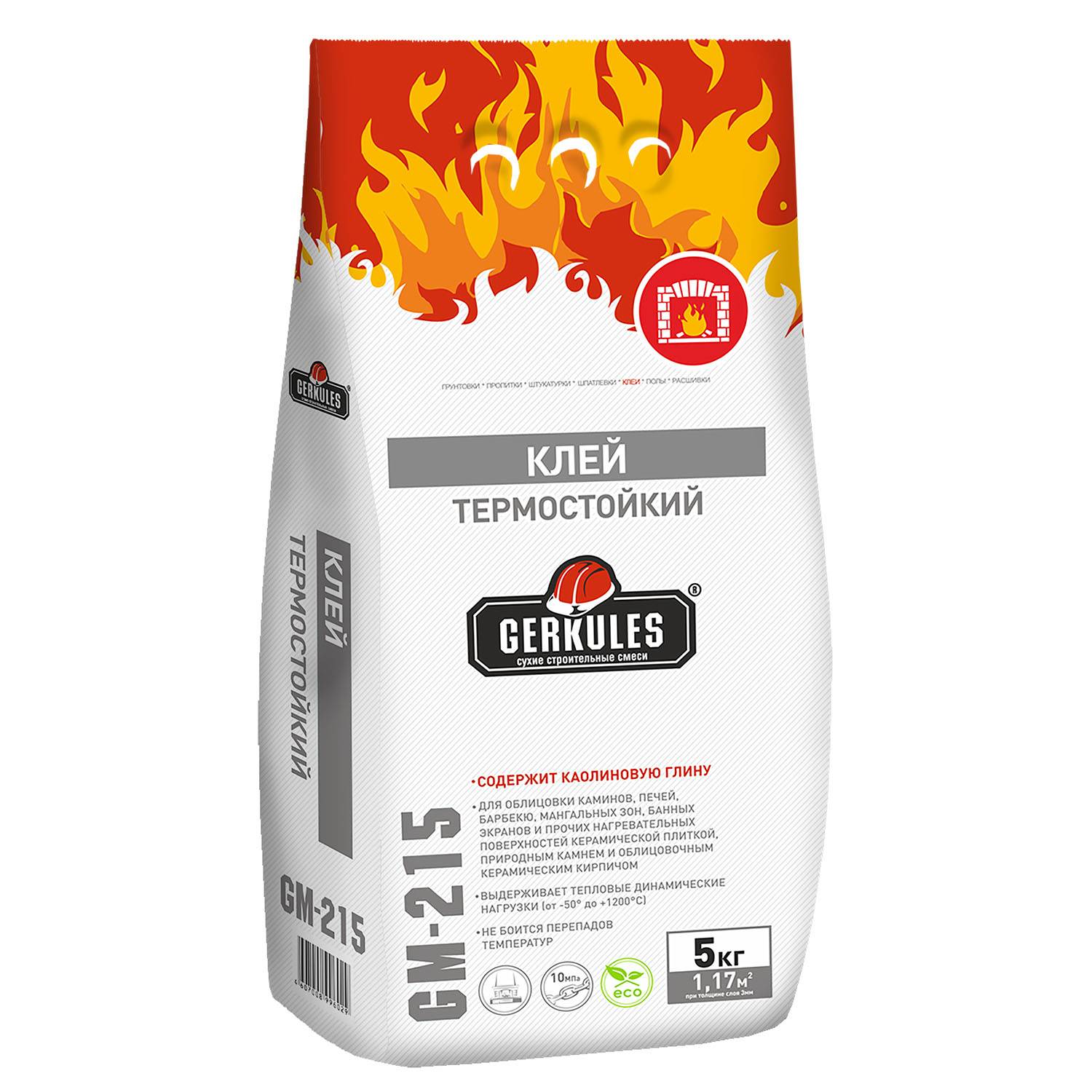 Герметик для каминов и печей: жаростойкий огнеупорный плиточный клей