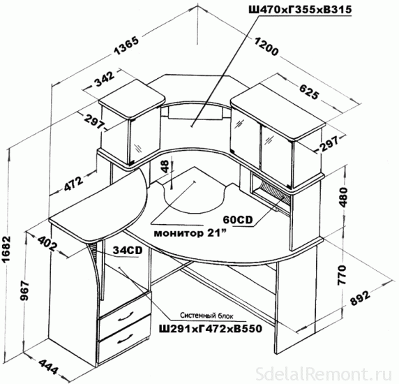 Инструкция как собрать компьютерный стол — пошаговая инструкция и особенности сборки компьютерного стола (100 фото)
