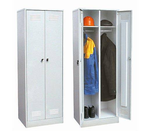Металлические гардеробные шкафы - цена, купить шкаф гардеробный металлический в москве