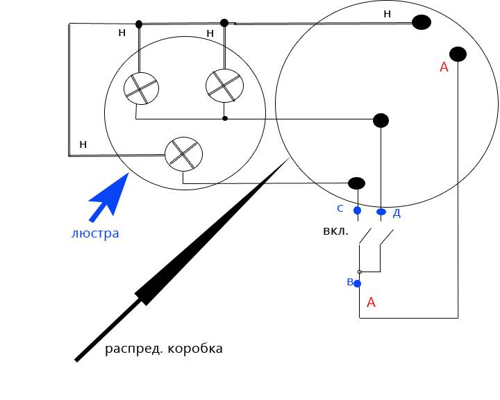 Как подключить бра с шнурком