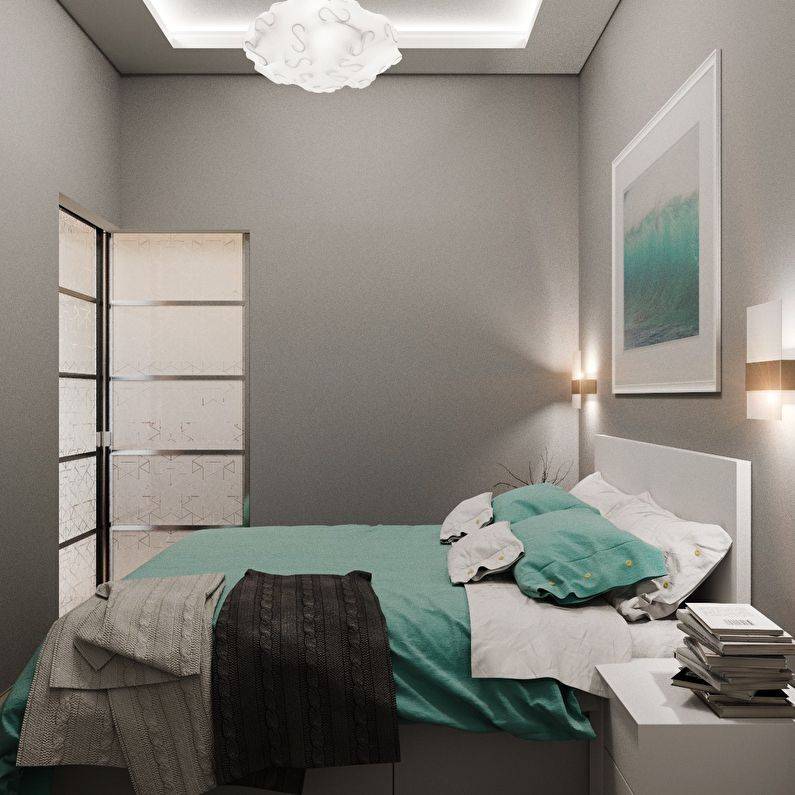 Темная мебель в дизайне спальни – стильная игра на контрасте