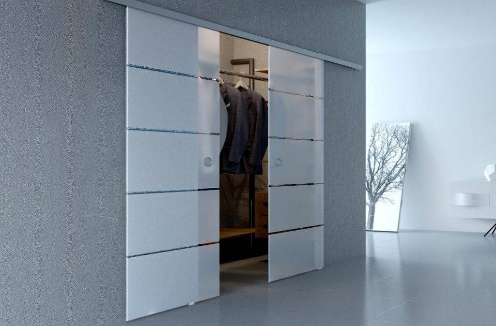 Двери раздвижные для гардеробной, характеристики разных моделей