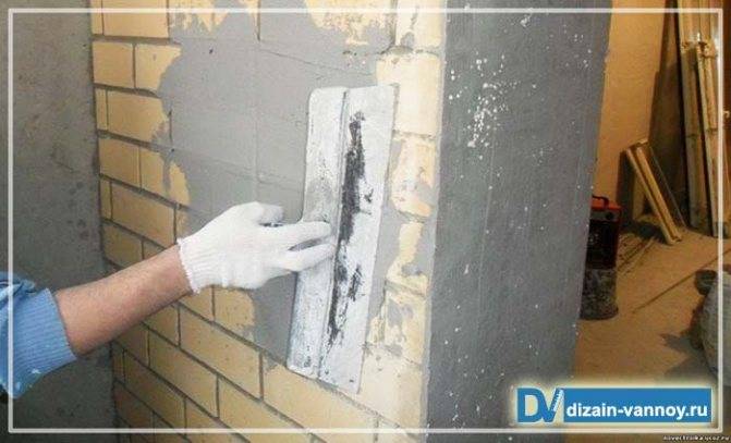 Выравнивание стен под плитку в ванной: чем лучше и как правильно / zonavannoi.ru