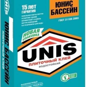 Клей для плитки unis