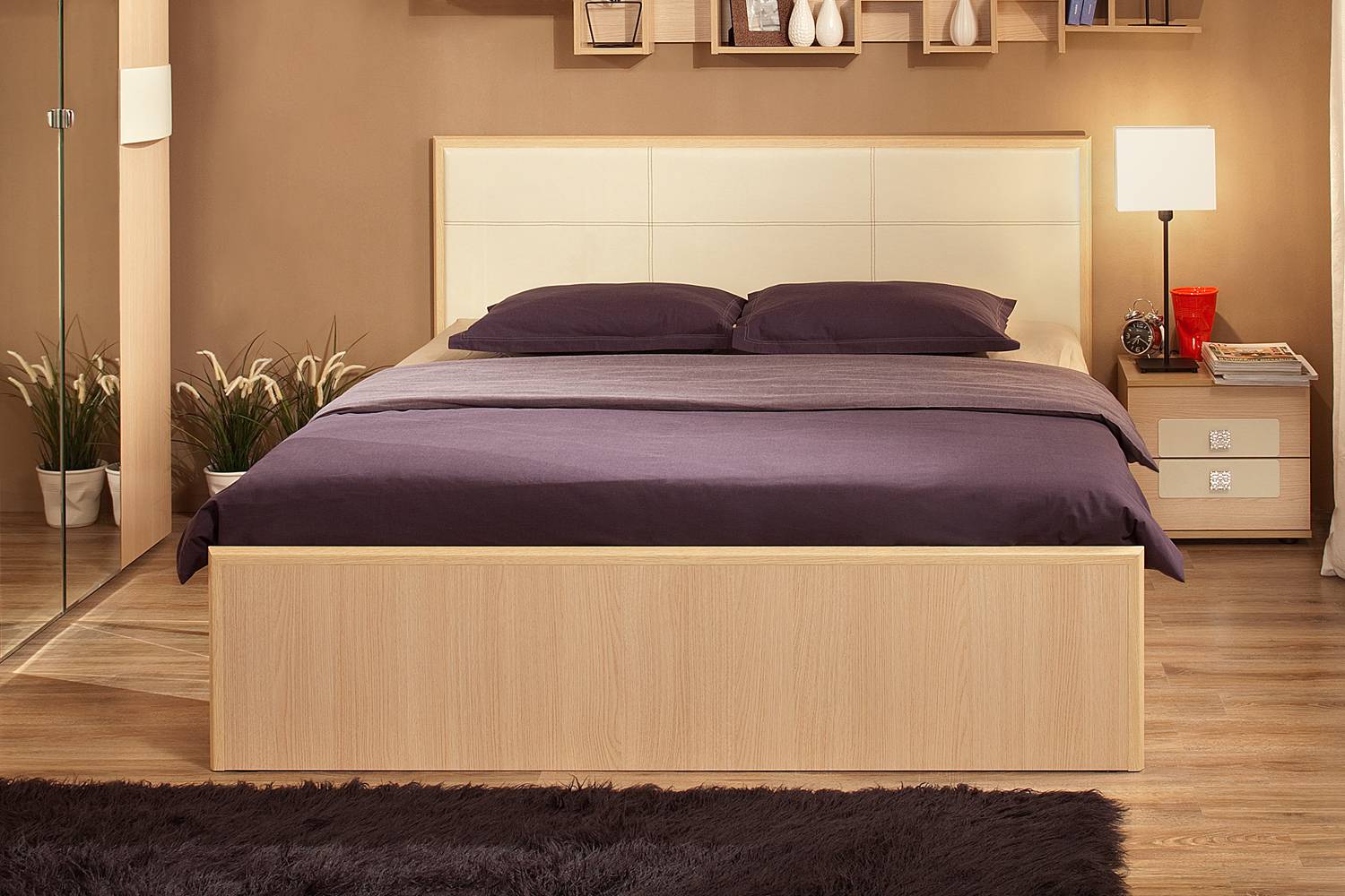 Кровать в спальню – как выбрать функциональное и стильное спальное место (136 фото-идей)